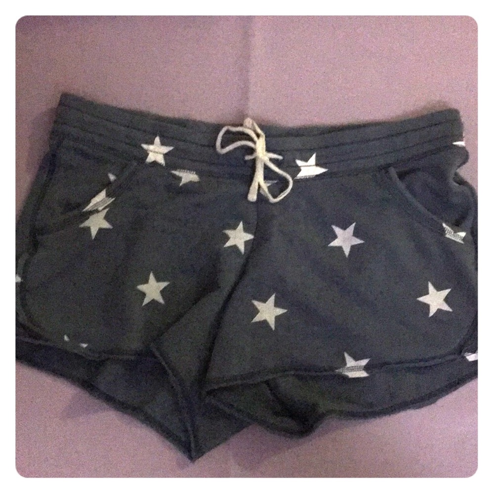 Blue shorts with stars